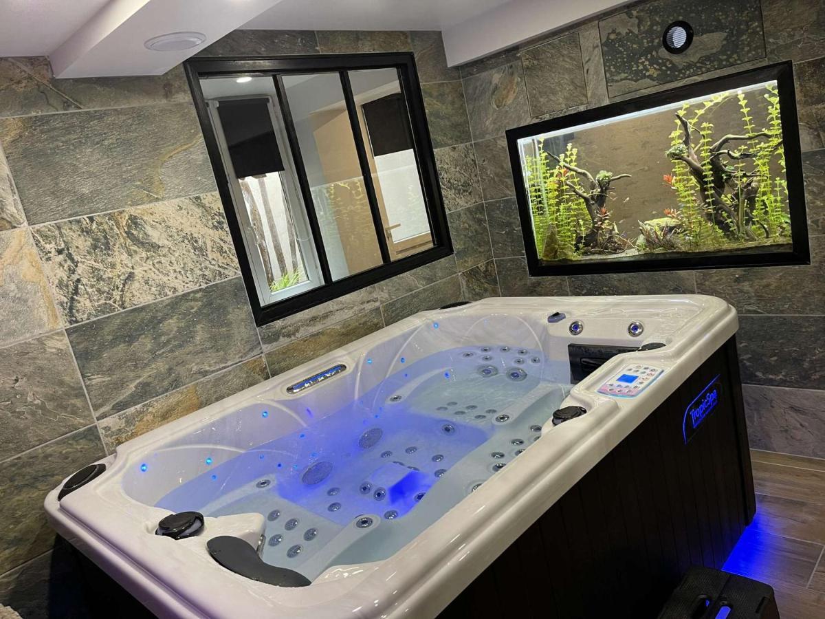 Nuit De La Sagesse "Jacuzzi Terrasse Et Parking Prive" Lägenhet Rouen Exteriör bild